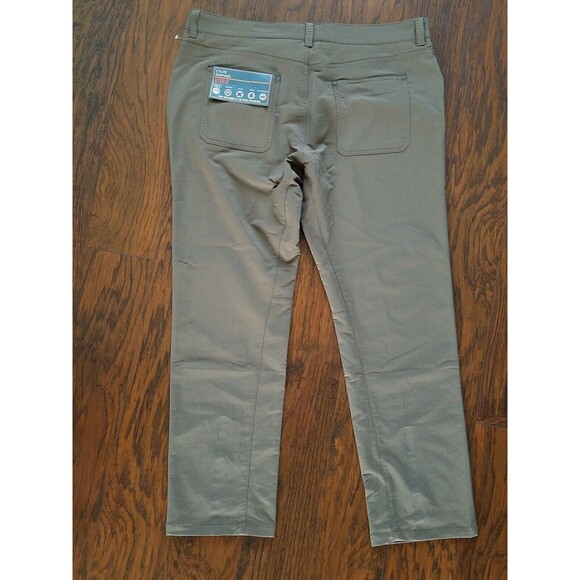 NEW Louis Raphael Hybrid Men's Slim Fit 5 Pocket Pant Bungee Cord Size 38 x 30 - Picture 4 of 9